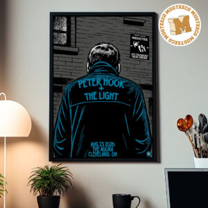 Peter Hook And The Light Cleveland OH 2026 Event Poster At The Agora On August 23 2026 Home Decor Poster Canvas