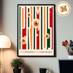Primus DE 2026 Event Poster At Batschkapp And Carlswerk Victoria On August 10 11 2026 Home Decor Poster Canvas