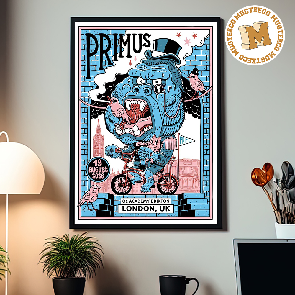 Primus London UK 2026 Event Poster At O2 Academy Brixton On August 19 2026 Home Decor Poster Canvas Primus London UK 2026 Event Poster At O2 Academy Brixton On August 19 2026 Home Decor Poster Canvas