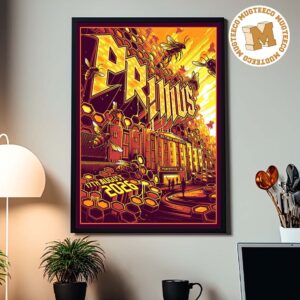 Primus Manchester UK 2026 Event Poster At 02 Victoria Warehouse On August 17 2026 Home Decor Poster Canvas