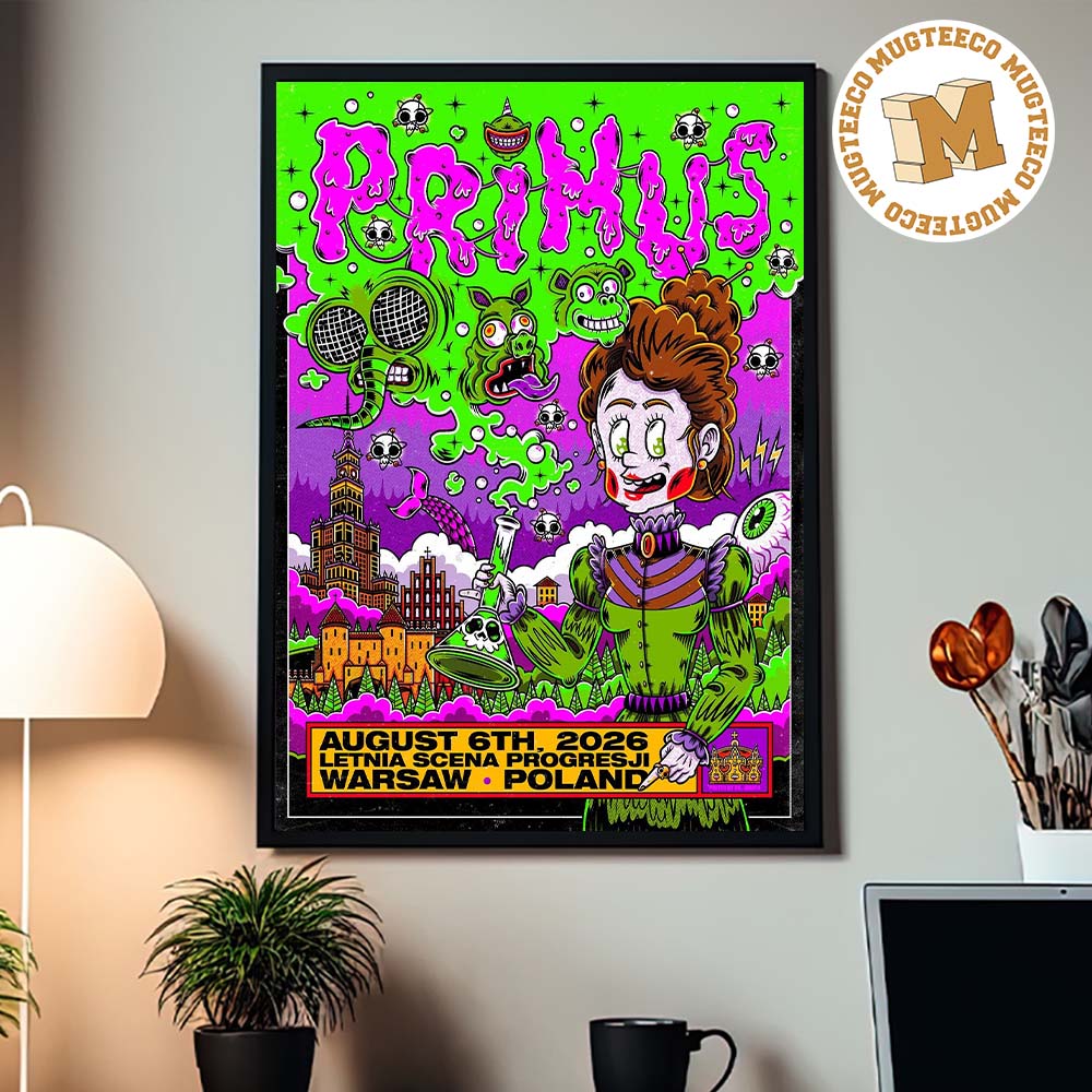 Primus Warsaw Poland 2026 Event Poster At Letnia Scena Progresji On August 6 2026 Home Decor Poster Canvas Primus Warsaw Poland 2026 Event Poster At Letnia Scena Progresji On August 6 2026 Home Decor Poster Canvas