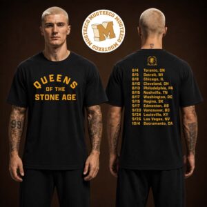 Queens Of The Stone Age Logo 2026 Tour Two Sided Unisex T Shirt