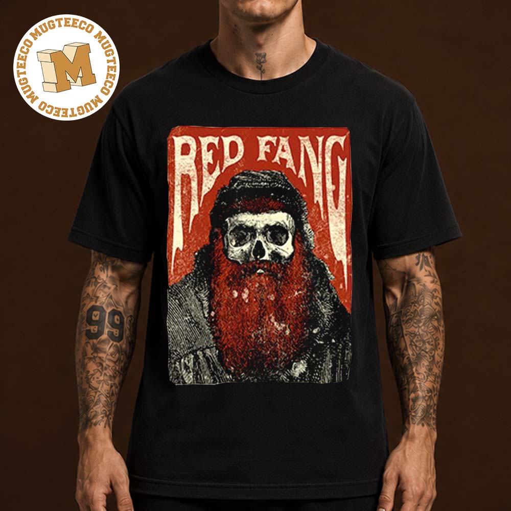 Red Fang Bearded Skull Merch Unisex T Shirt Red Fang Bearded Skull Merch Unisex T Shirt