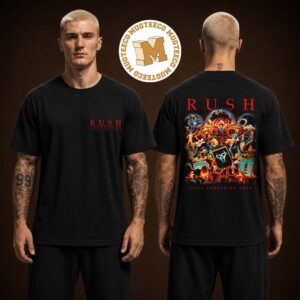 Rush Moving New Pictures Tee Fifty Somethings Tour Two Sided Unisex T Shirt
