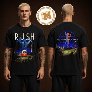 Rush Toronto Fifty Something Tour 2026 Event Tee At Scotiabank Arena On August 7 9 11 And 13 2026 Two Sided  Unisex T Shirt