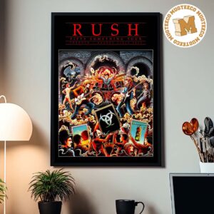 Rush Toronto  Moving New Pictures Event Litho Fifty Somethings Tour On August 7 8 And 9 2026 Home Decor Poster Canvas