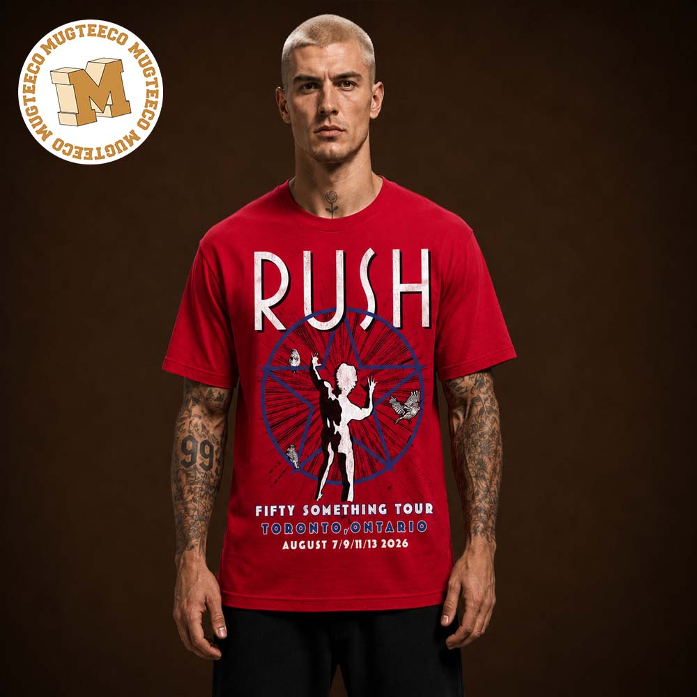 Rush Toronto ON Red Pop Up Event Tee Fifty Somethings Tour On August 7 9 11 And 13 Unisex T Shirt Rush Toronto ON Red Pop Up Event Tee Fifty Somethings Tour On August 7 9 11 And 13 Unisex T Shirt