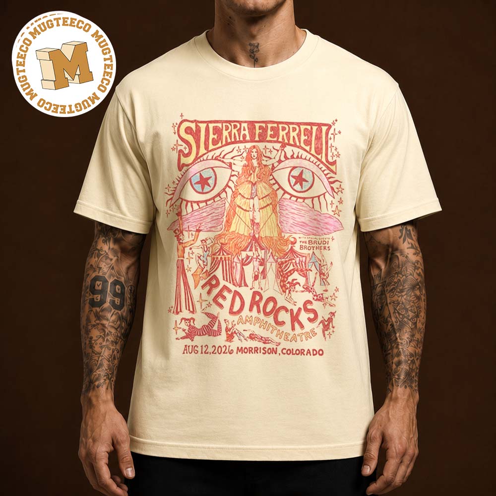 Sierra Ferrell Morrison Colorado 2026 Event Tee At REd Rocks Amphitheatre On August 12 2026 Unisex T Shirt Sierra Ferrell Morrison Colorado 2026 Event Tee At REd Rocks Amphitheatre On August 12 2026 Unisex T Shirt