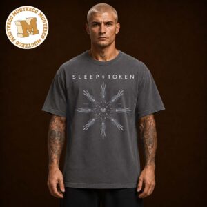 Sleep Token Arrows Black Garment Dyed Unisex T Shirt