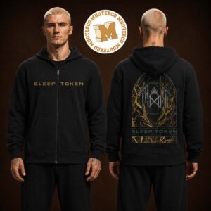 Sleep Token Twisted Branches Merch Two Sided Unisex Zip Up Hoodie Shirt