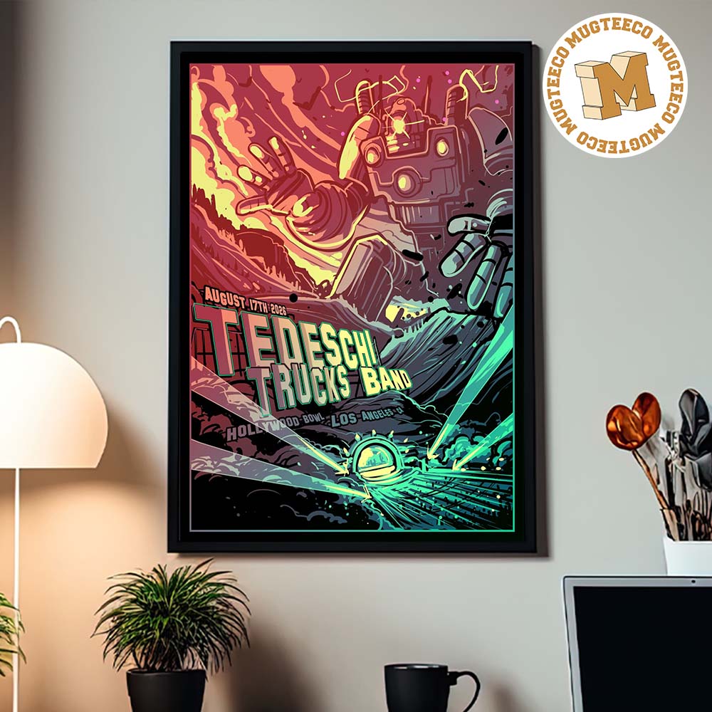 Tedeschi Trucks Band Los Angeles CA 2026 Event Poster At Hollywood Bowl On August 17 2026 Home Decor Poster Canvas Tedeschi Trucks Band Los Angeles CA 2026 Event Poster At Hollywood Bowl On August 17 2026 Home Decor Poster Canvas