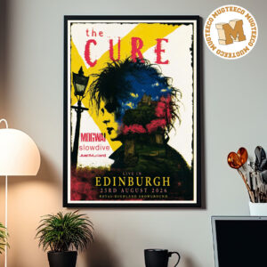 The Cure Live In Edinburgh Event Poster At Royal Highland Show Ground On August 23 2026 Home Decor Poster Canvas