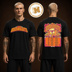 The Disco Biscuits 2026 Fall Tour Two Sided Unisex Black T Shirt