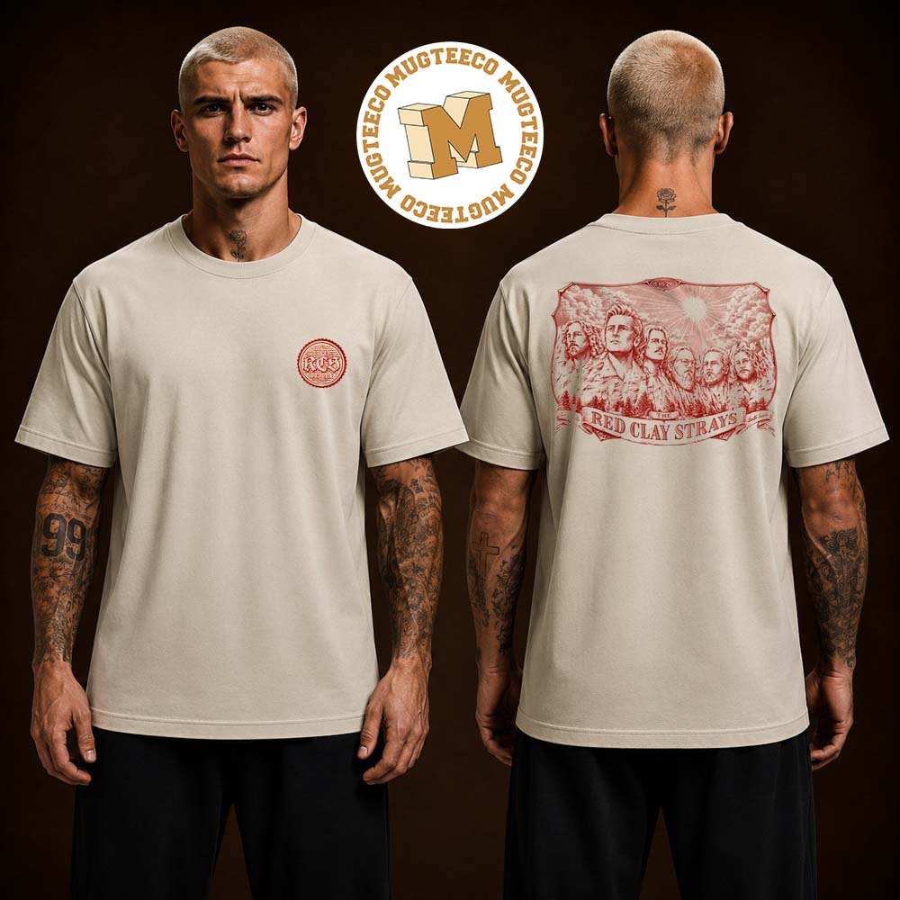 The Red Clay Strays Sioux Falls South Dakota 2026 Event Tee At Denny Sanford PREMIER Center On August 16 2026 Two Sided Unisex T Shirt The Red Clay Strays Sioux Falls South Dakota 2026 Event Tee At Denny Sanford PREMIER Center On August 16 2026 Two Sided Unisex T Shirt