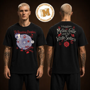 The Smashing Pumpkins Mellon Collie And The Infinite Sadness Vintage Graphic Two Sided Unisex Black T Shirt