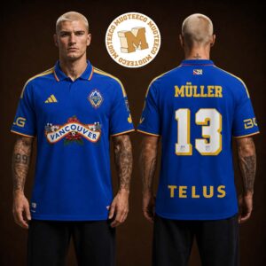 Thomas Muller Vancouver Whitecaps FC Adidas x MLB 2026 Archive On-Field Football Jersey