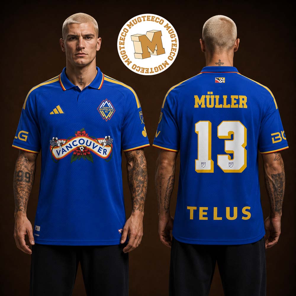 Thomas Muller Vancouver Whitecaps FC Adidas x MLB 2026 Archive On-Field Football Jersey Thomas Muller Vancouver Whitecaps FC Adidas x MLB 2026 Archive On-Field Football Jersey