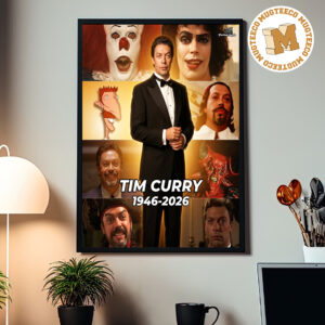 Tim Curry Goodbye Legend Thank You For The Memories Home Decor Poster Cavnas