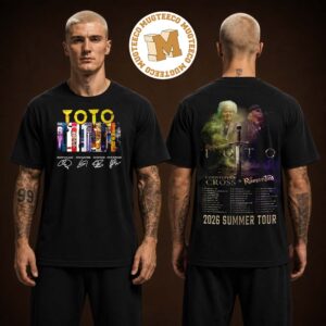 Toto 2026 Christopher Cross And Romantics Summer Tour 2026 Two Sided Unisex T Shirt