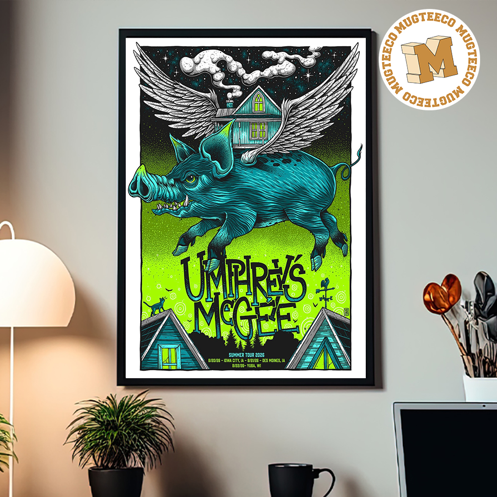 Umphreys McGee Iowa Des Moines IA And Yuba WI Summer Tour 2026 Event Poster At The Englert Theatre Wooly Night 3 Driftless Music Gardens On August 20 21 And 22 2026 Home Decor Poster Canvas Umphreys McGee Iowa Des Moines IA And Yuba WI Summer Tour 2026 Event Poster At The Englert Theatre Wooly Night 3 Driftless Music Gardens On August 20 21 And 22 2026 Home Decor Poster Canvas