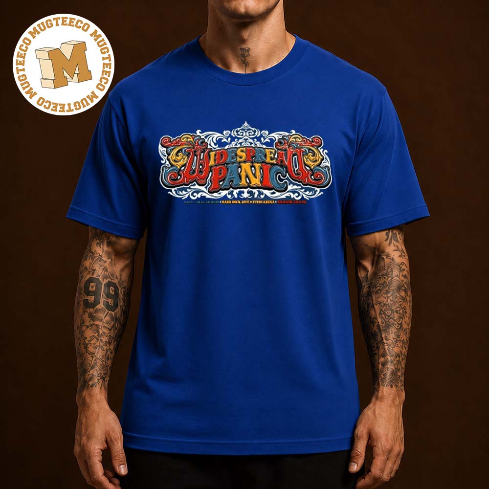 Widespread Panic Atlantic City NJ 2026 Event Tee Hard Rock Live At Etess Arena On August 14 15 And 16 2026 Widespread Panic Atlantic City NJ 2026 Event Tee Hard Rock Live At Etess Arena On August 14 15 And 16 2026