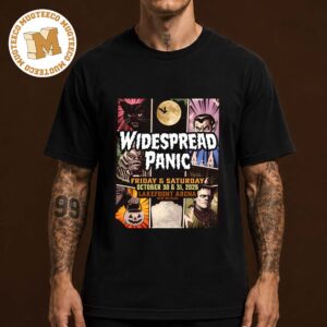 Widespread Panic New Orleans LA 2026 Event Poster At UNO Lakefront Arena On October 30 And 31 2026 Unisex T Shirt