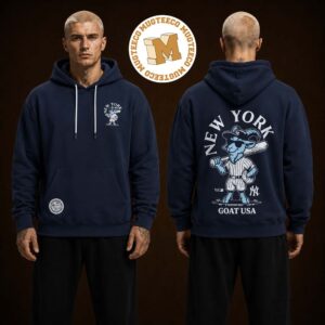 Yankees Pinstripe Player New York Goat USA Two Sided Hoodie Shirt