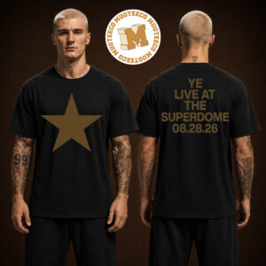 Ye New Orleans 2026 Event Tee At The Superdome On August 28 2026 Two Sided Unisex T Shirt