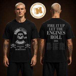 Zakk Sabbath Reaper Tour 2026 Fire It Up Tee Two Sided Unisex T Shirt