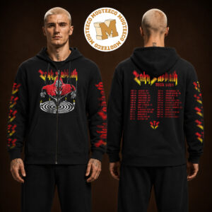 Zakk Sabbath Reaper Tour 2026 Tour Two Sided Zip Up Hoodie Shirt