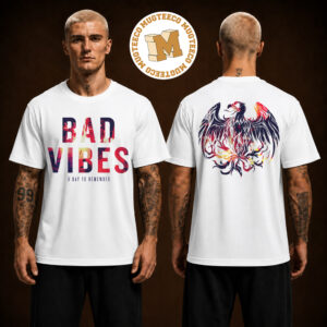A Day to Remember Bad Vibes 2026 Merch Tee Two Sided Unisex T Shirt