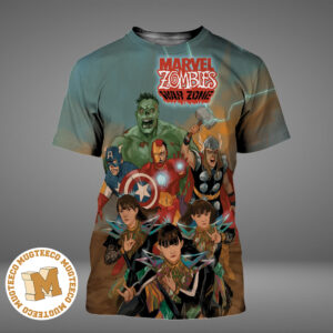 BABYMETAL Marvel Zombies War Zone Comic All Over Print Shirt