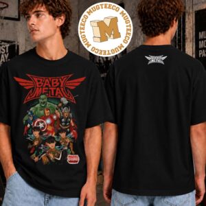 BABYMETAL x Marvel Zombies Exclusive Tee Two Sided Black Unisex T-Shirt