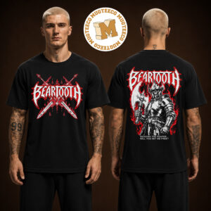 Beartooth Band Axe Knight Merch Tee Two Sided Unisex T Shirt