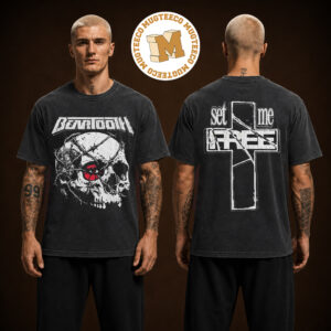 Beartooth Band Barbed Skull Merch Tee Two Sided Unisex T Shirt