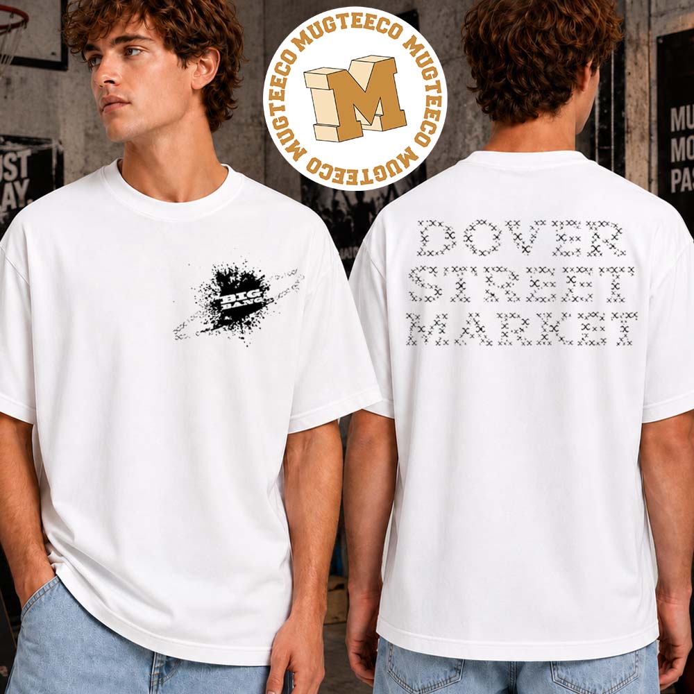 BigBang X Dover Street Market Cosmos Two Sided Unisex White T-Shirt BigBang X Dover Street Market Cosmos Two Sided Unisex White T-Shirt