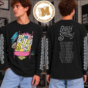 Billy Strings Fall Tour 2026 Quilt Long  With Dates Two Sided Unisex Long Sleeve Shirt