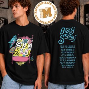 Billy Strings Fall Tour 2026 Quilt Tee with Dates Two Sided Unisex T-Shirt