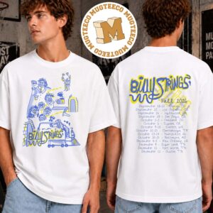 Billy Strings Fall Tour 2026 Train Tee With Dates Two Sided Unisex T-Shirt