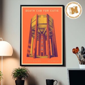 Death Cab For Cutie Bristol 2026 Event Poster At The Prospect Building On September 23 2026 Home Decor Poster Canvas
