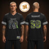 Disney Headless Horseman 49 Merch Halloween Football Jersey Two Sided Jersey Shirt