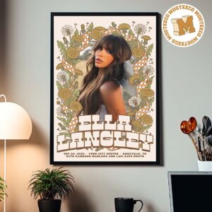 Ella Langley Knoxville TN 2026 Event Poster At Food City Center  On September 24 2026 Home Decor Poster Canvas