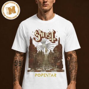 Ghost Merch Tee Popestar Natural T-Shirt