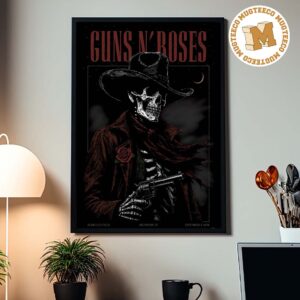 Guns N Roses Arlington TX 2026 Event Poster At Globe Life Field On September 9 2026 Home Decor Poster Canvas