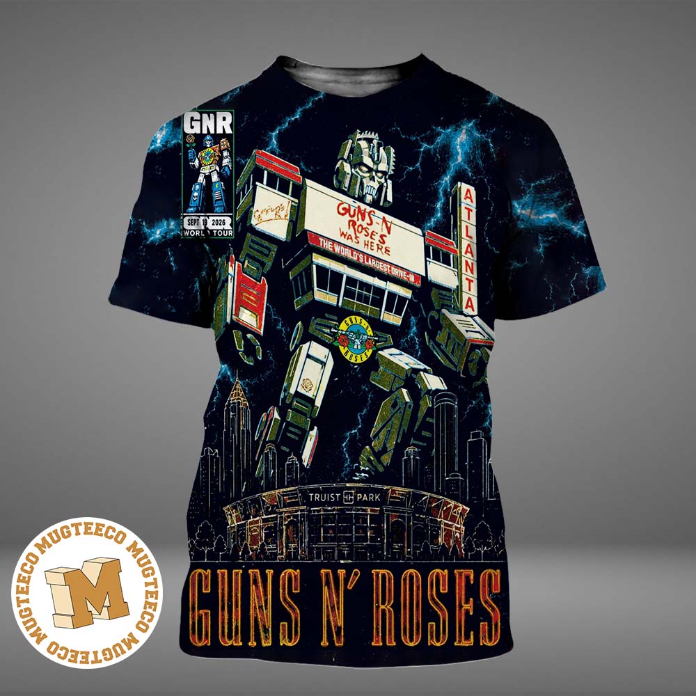 Guns N Roses Atlanta Georgia 2026 Event Poster At Truist Park On September 19 2026 All Over Print Shirt Guns N Roses Atlanta Georgia 2026 Event Poster At Truist Park On September 19 2026 All Over Print Shirt