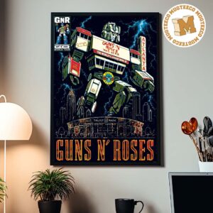 Guns N Roses Atlanta Georgia 2026 Event Poster At Truist Park On September 19 2026 Home Decor Poster Canvas