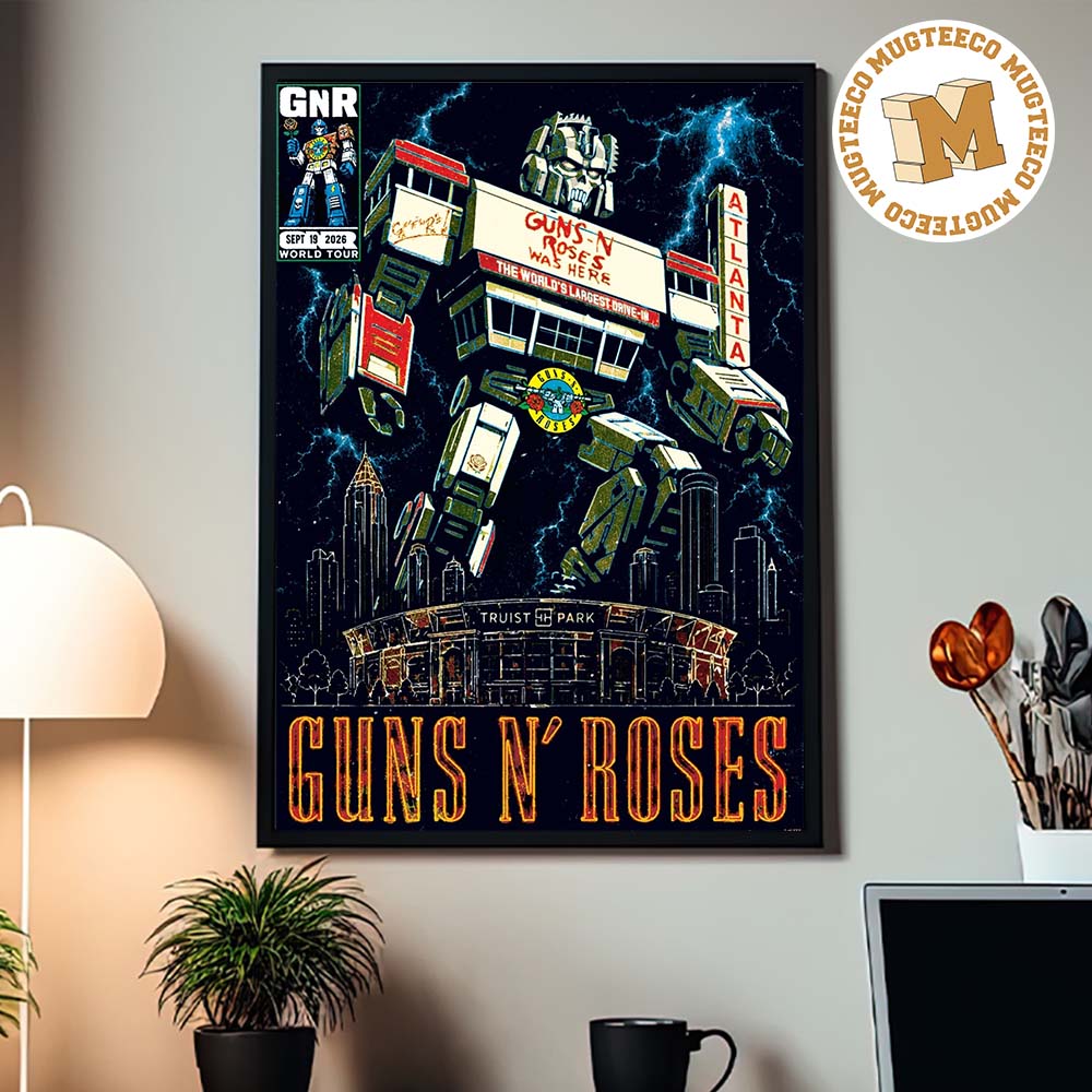 Guns N Roses Atlanta Georgia 2026 Event Poster At Truist Park On September 19 2026 Home Decor Poster Canvas Guns N Roses Atlanta Georgia 2026 Event Poster At Truist Park On September 19 2026 Home Decor Poster Canvas