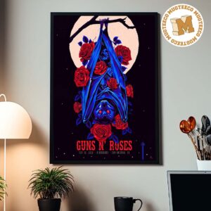 Guns N Roses San Antonio TX 2026 Event Poster At Alamodome On September 16 2026 Home Decor Poster Canvas