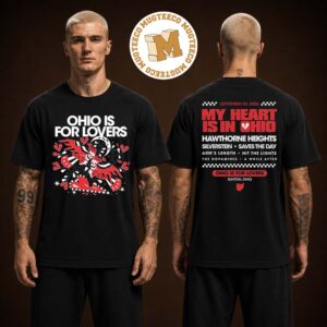 Hawthorne Heights Ohio Is For Lovers Dayton Ohio Merch Tee Two Sided Unisex T Shirt
