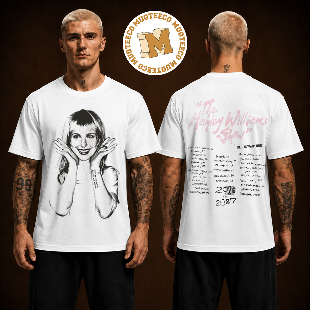 Hayley Williams THWS Tour 2026 Merch Tee Two Sided Unisex T Shirt Hayley Williams THWS Tour 2026 Merch Tee Two Sided Unisex T Shirt